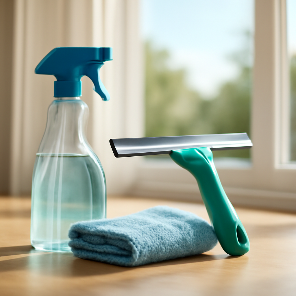 Guide d'achat : kit de nettoyage des vitres idéal – Utilisation au jardin (IA)